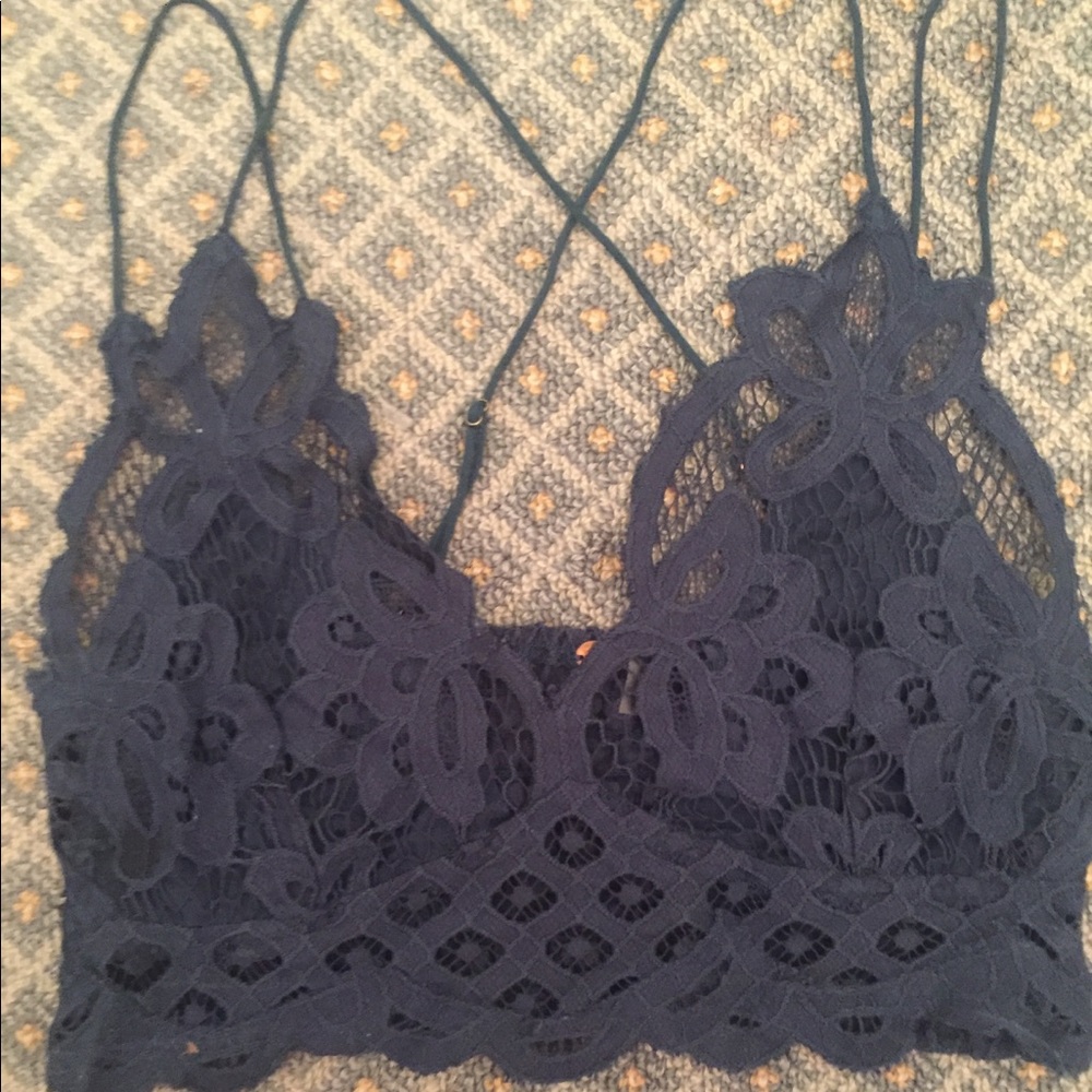 Free people teal bralette